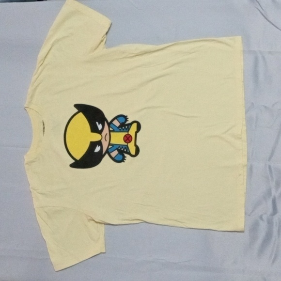 Marvel Wolverine Toon TShirt size XL Yellow Preowned - Picture 1 of 6